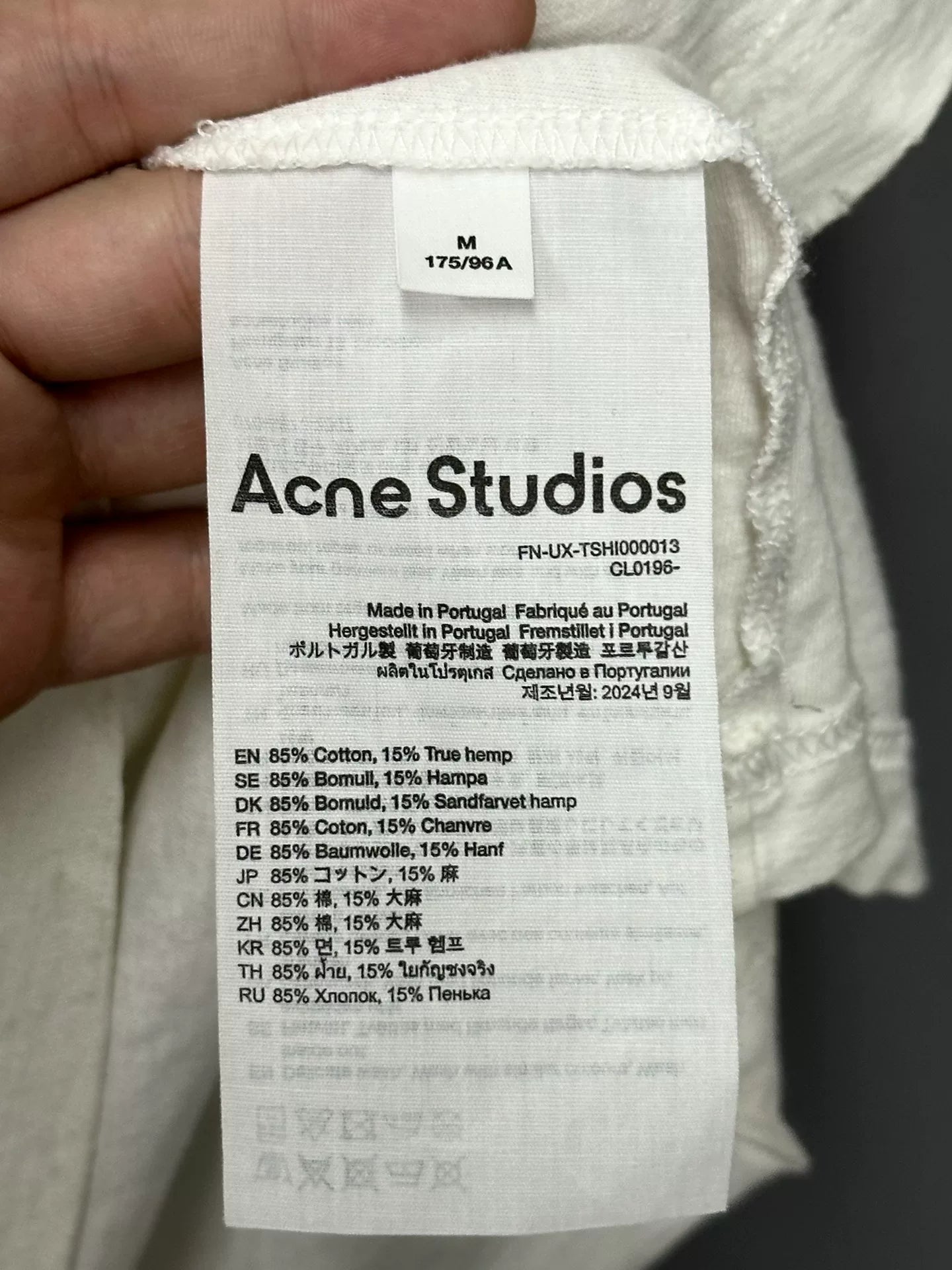 acne studios 1996 vintage style t-shirt