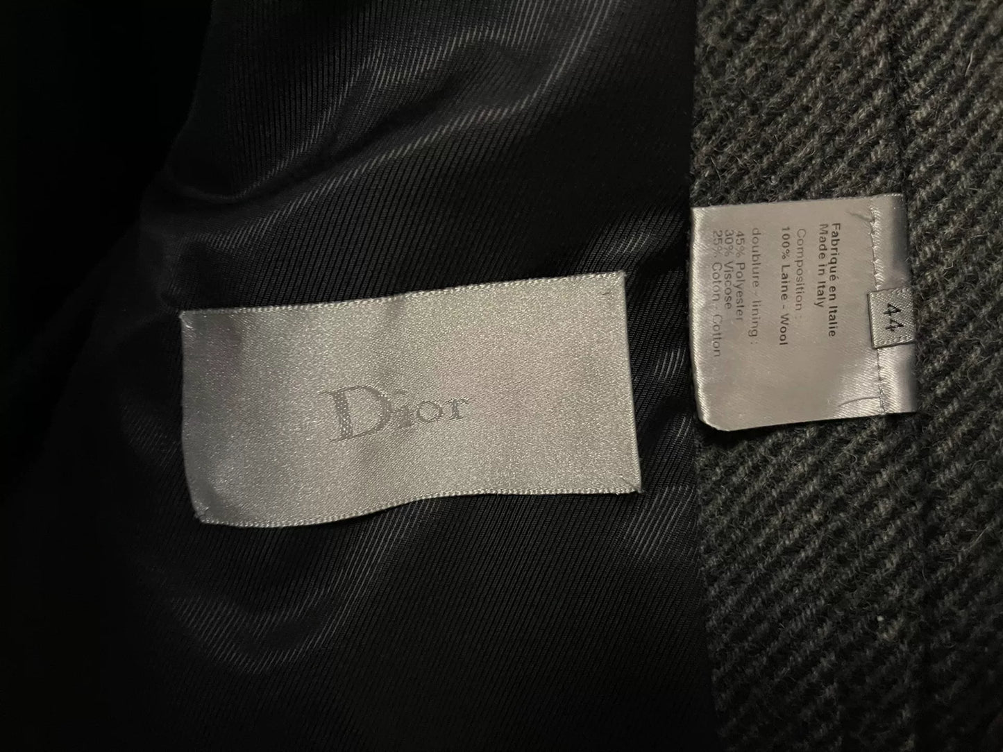 Dior Homme Wool Blend Hooded Coat