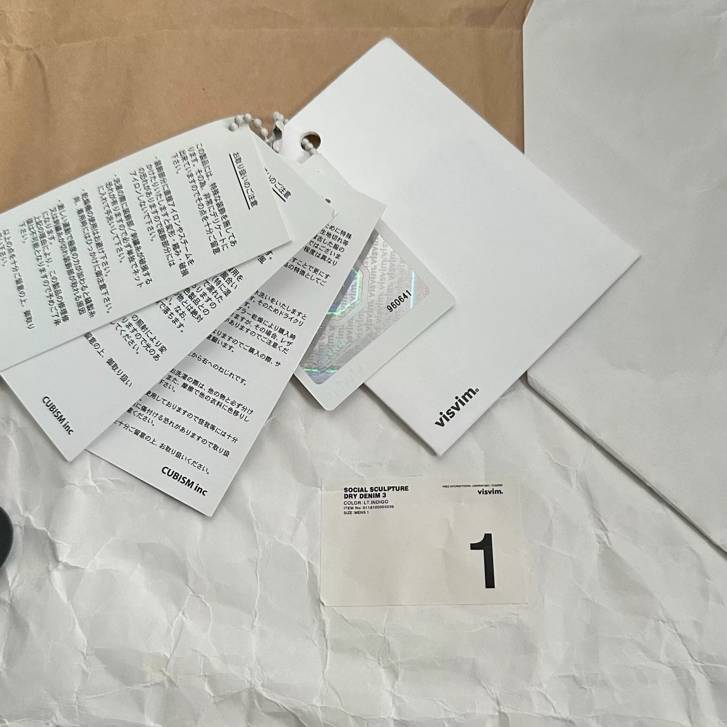 visvim mud-dyed wide-leg denim pants