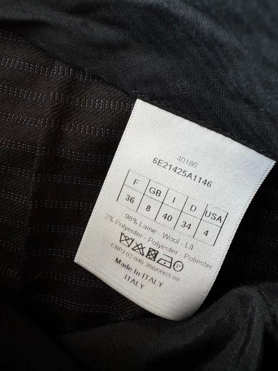 Dior Striped Wool Shorts