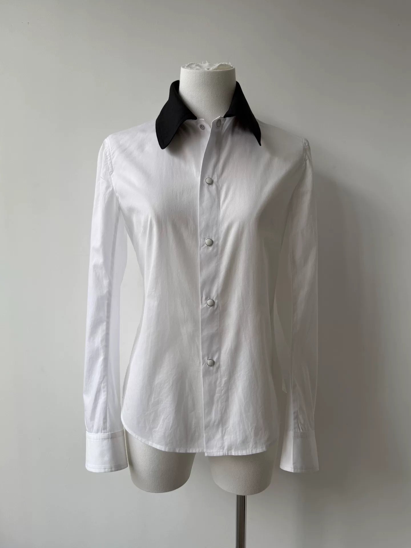 Yohji Yamamoto Y's White Button-Up Shirt