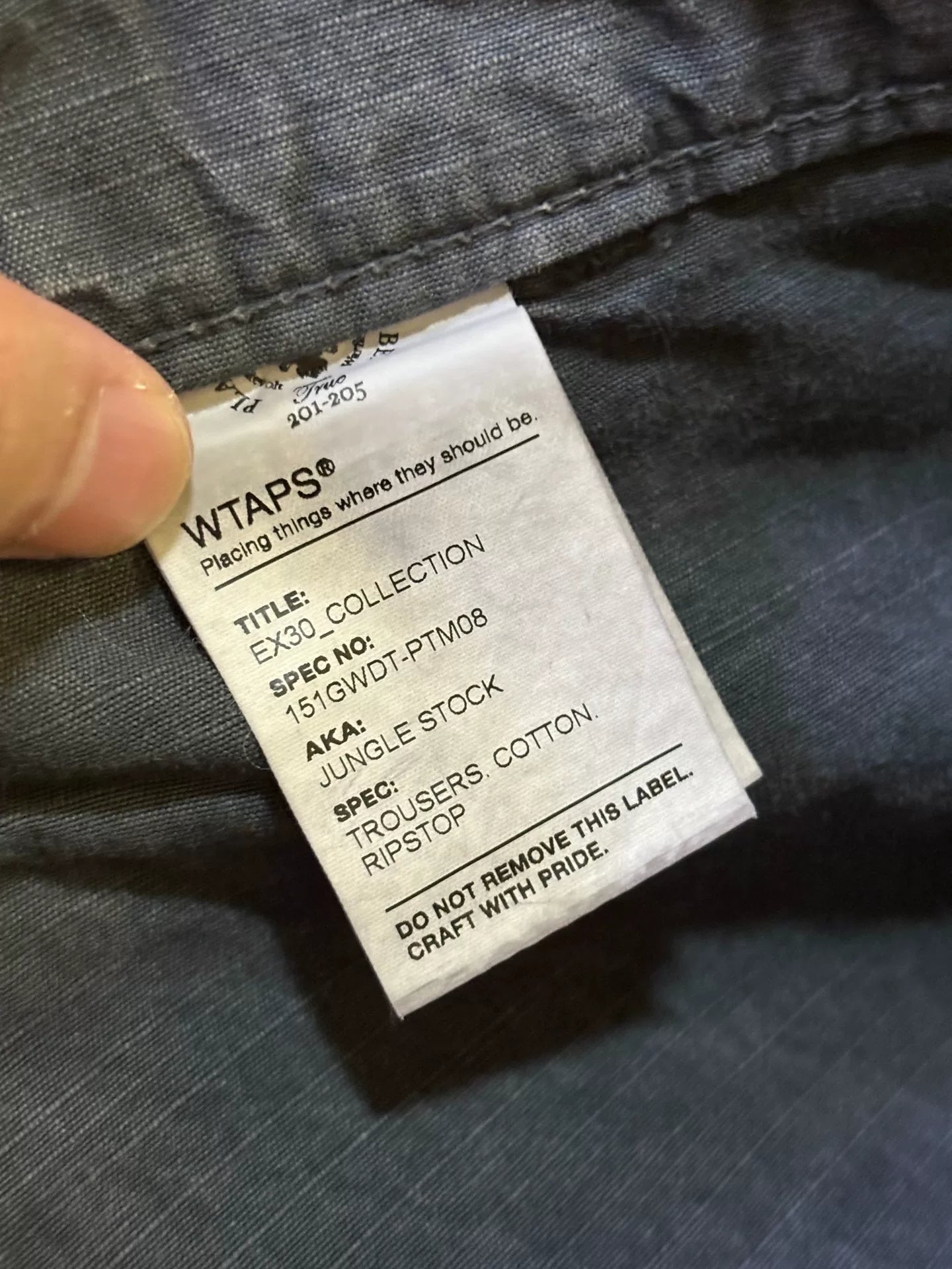 Wtaps 15ss Jungle Stock Cargo Pants