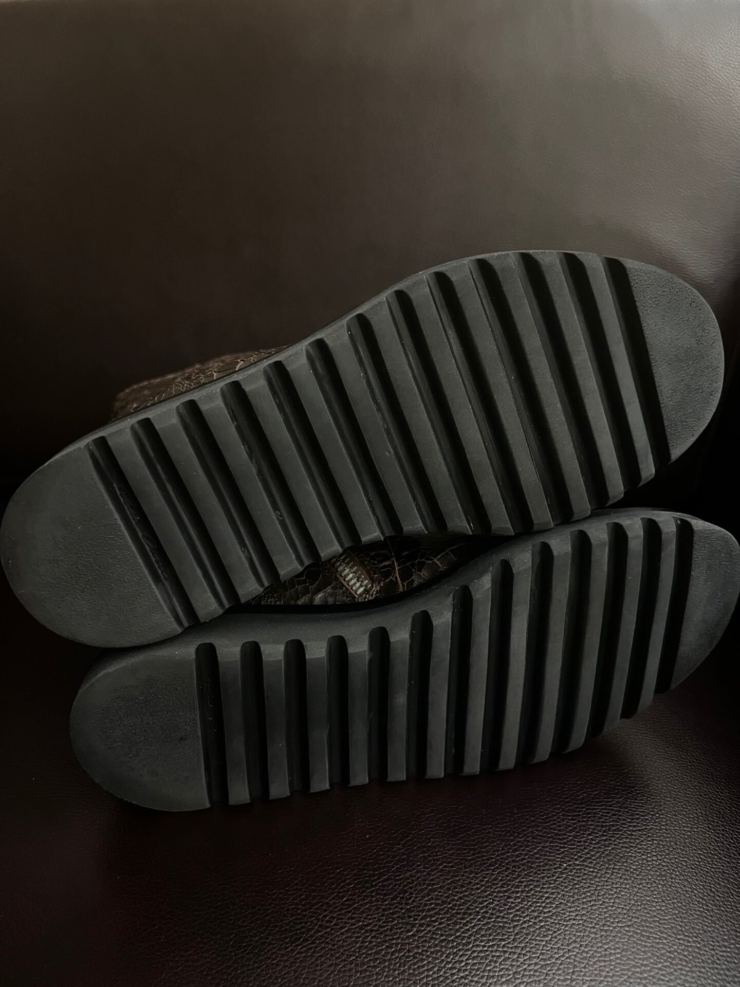 Rick Owens High-Top Military Boots