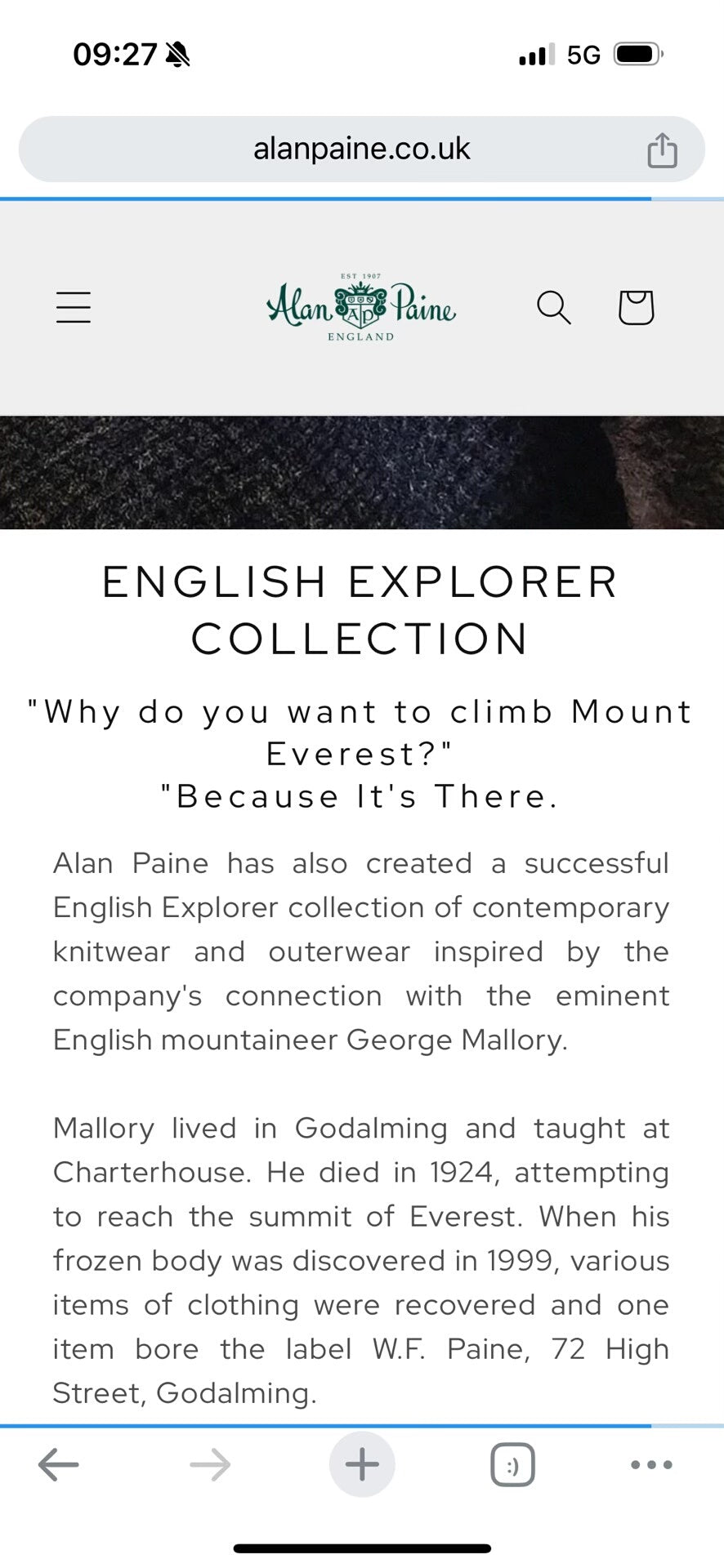 Alan Paine Green Tweed Hunting Coat