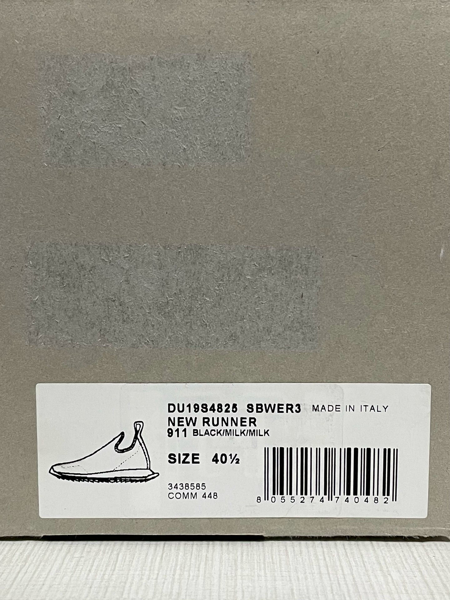 rick owens drkshdw low top sock sneakers