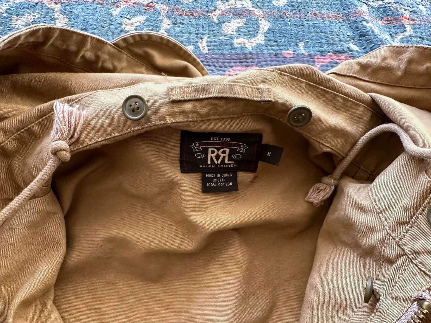 rrl m43 parka coat medium size