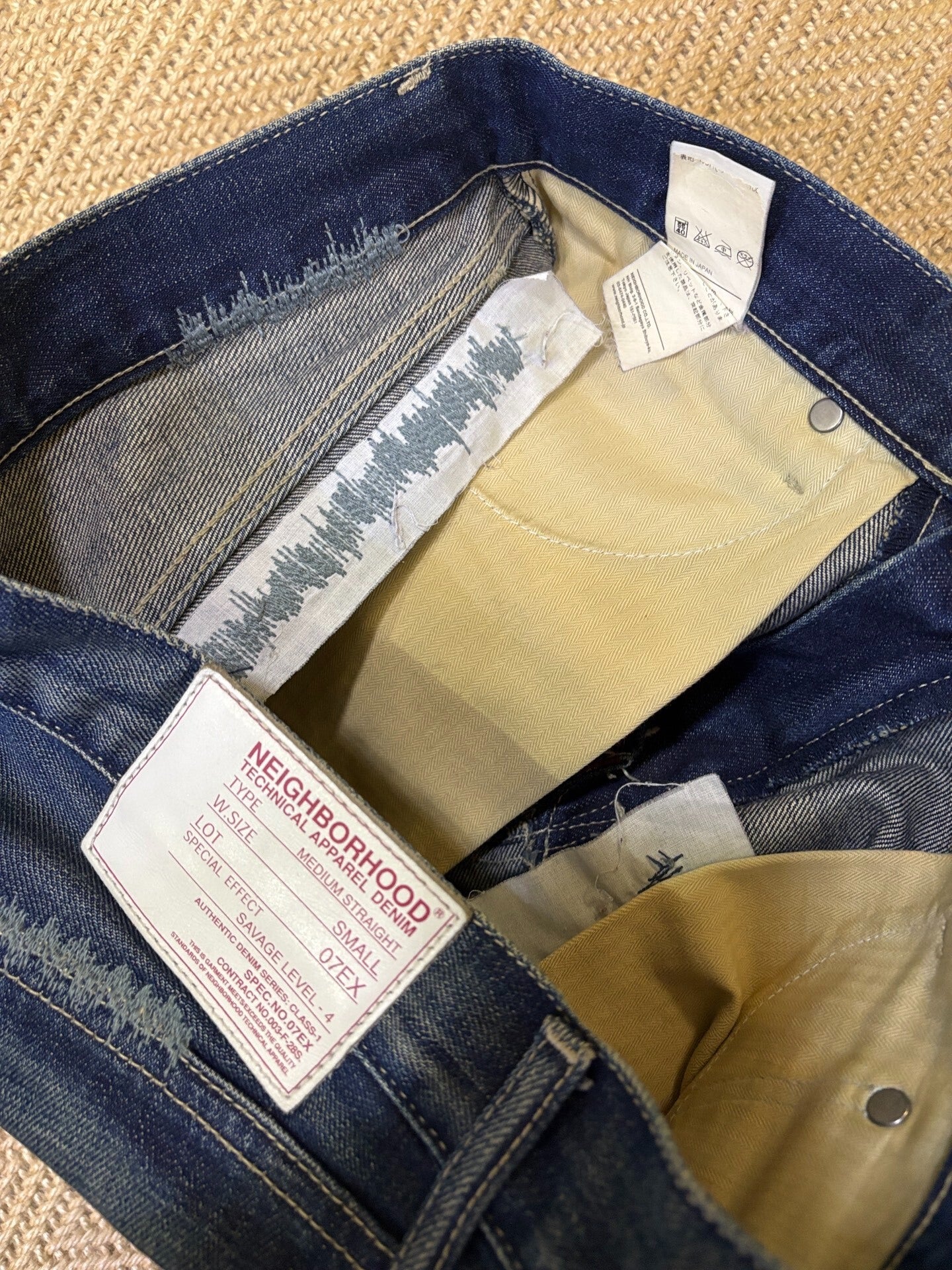 Neighborhood 07 SCAB Distressed Denim Jeans