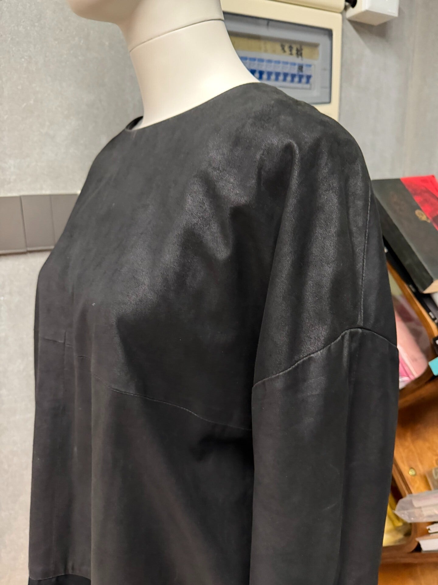 A.F. Vandevorst Leather Nurse Shirt