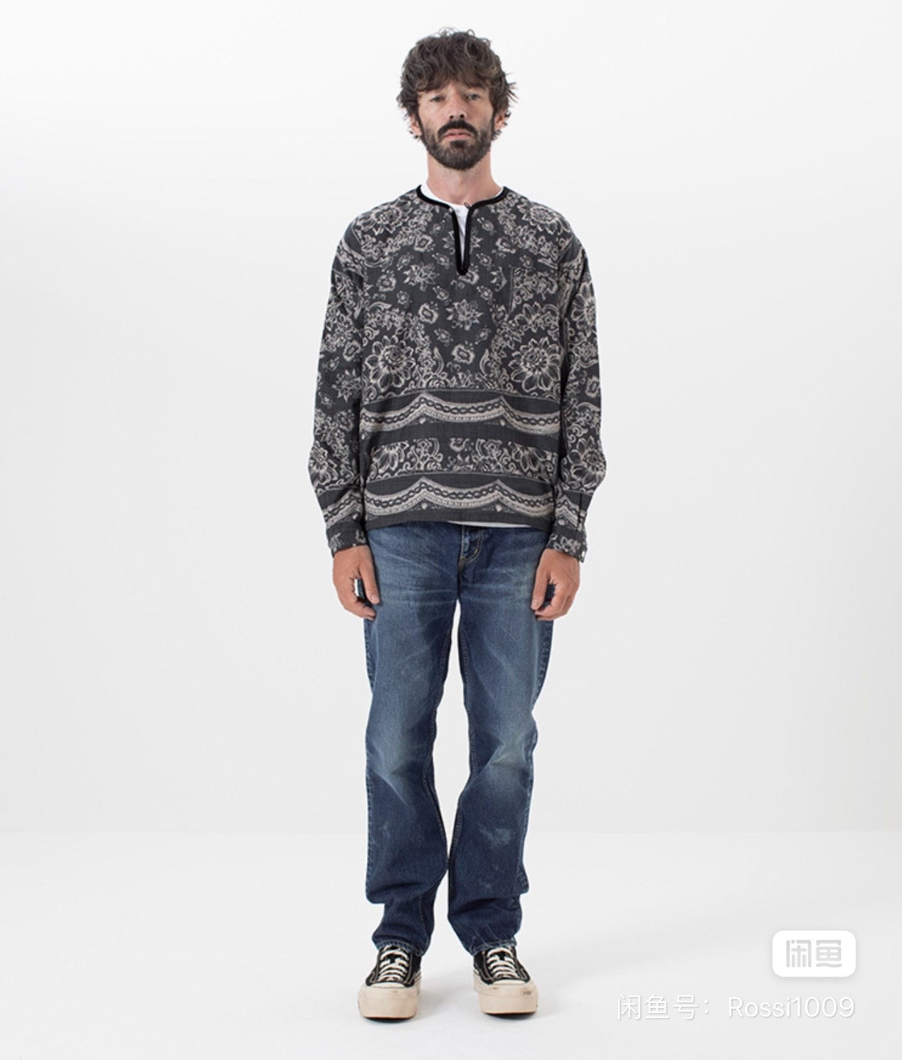 VISVIM 22SS TUNIC P.O. WILDFLOWER