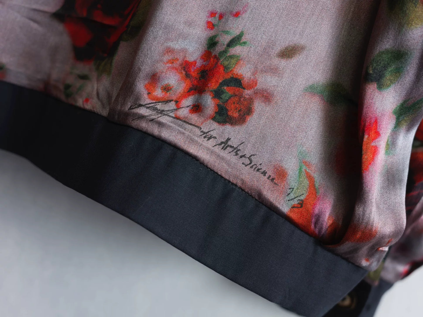 floral wool jacket by geoffrey b.small