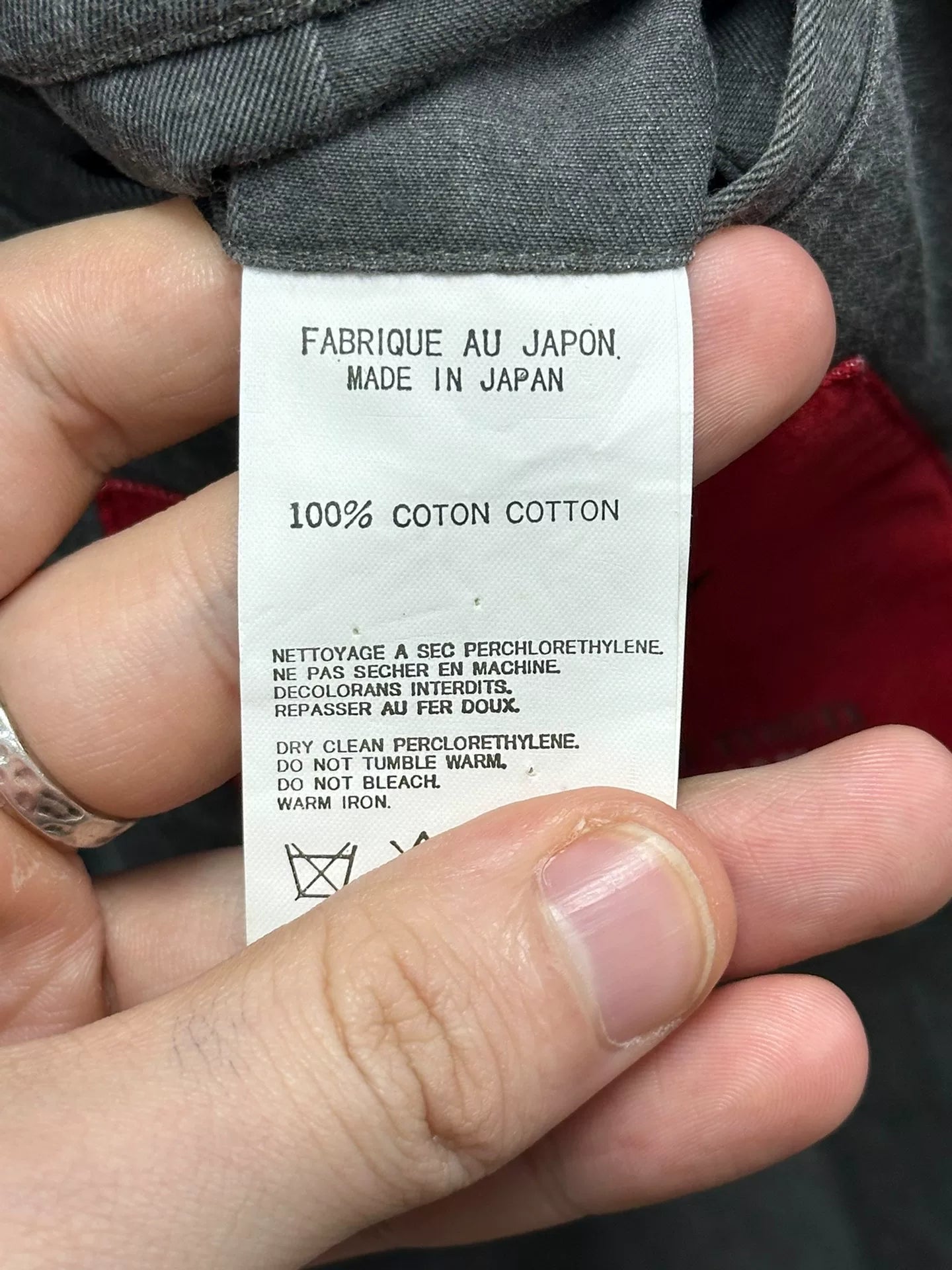 Yohji Yamamoto Gray Striped Suit Jacket