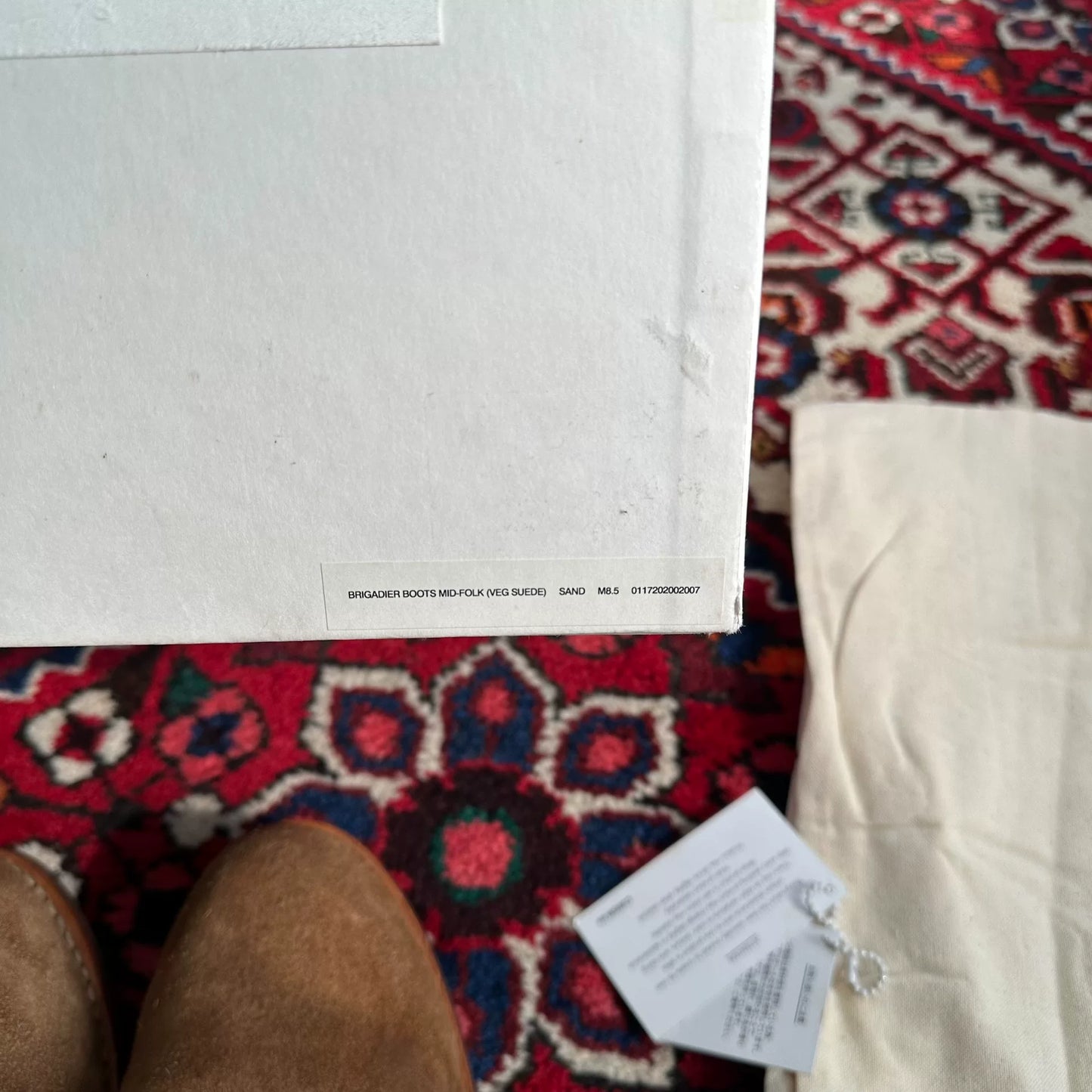 Visvim Brigadier Suede Boots Size 8.5