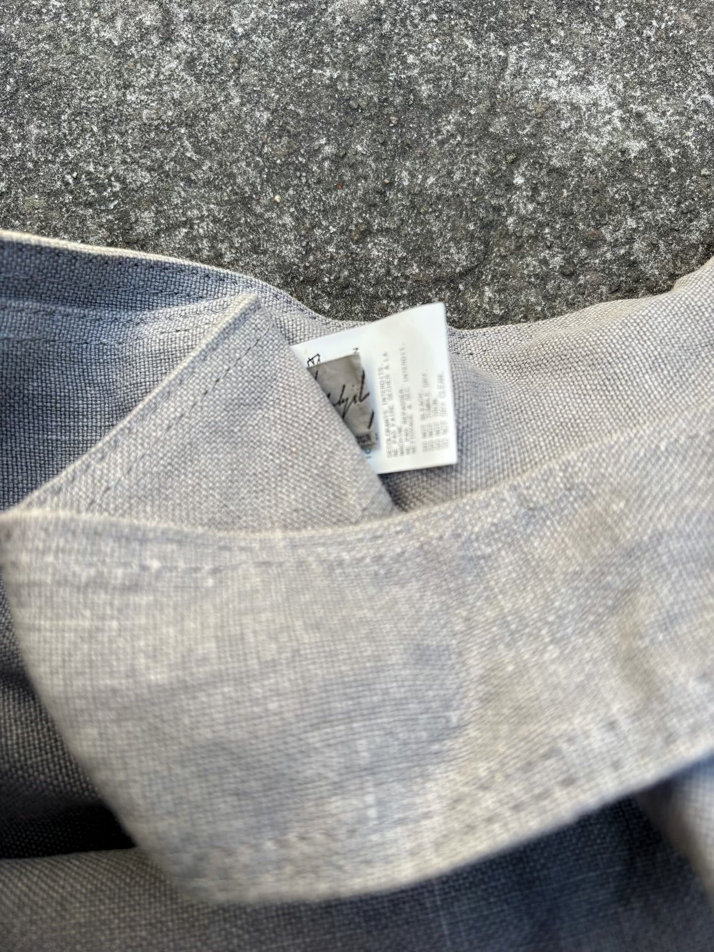 Yohji Yamamoto 2017 Linen Tote Bag
