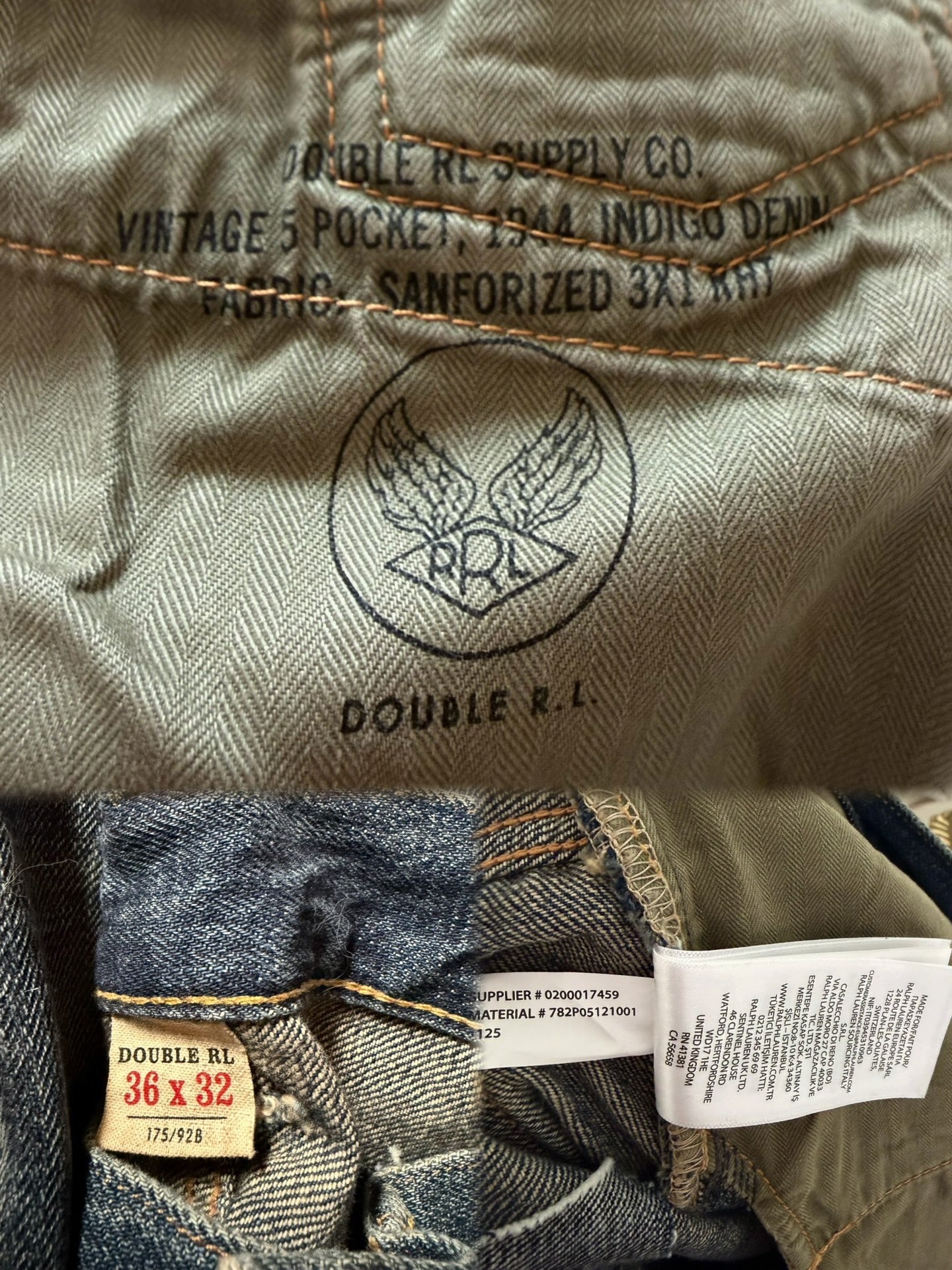 Double RL Vintage 5-Pocket Jean