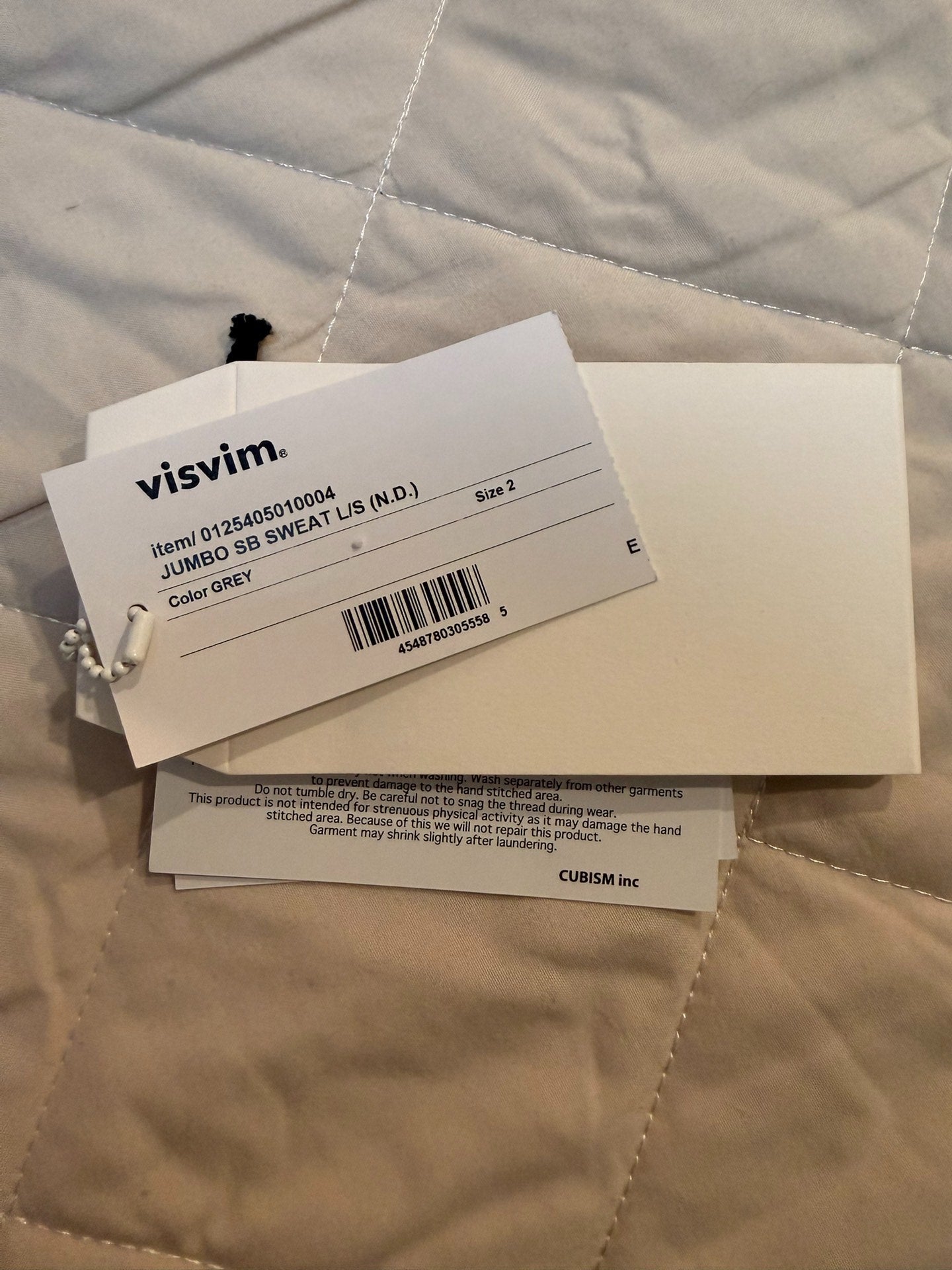VISVIM 25AW SPOT JUMBO SB SWEAT