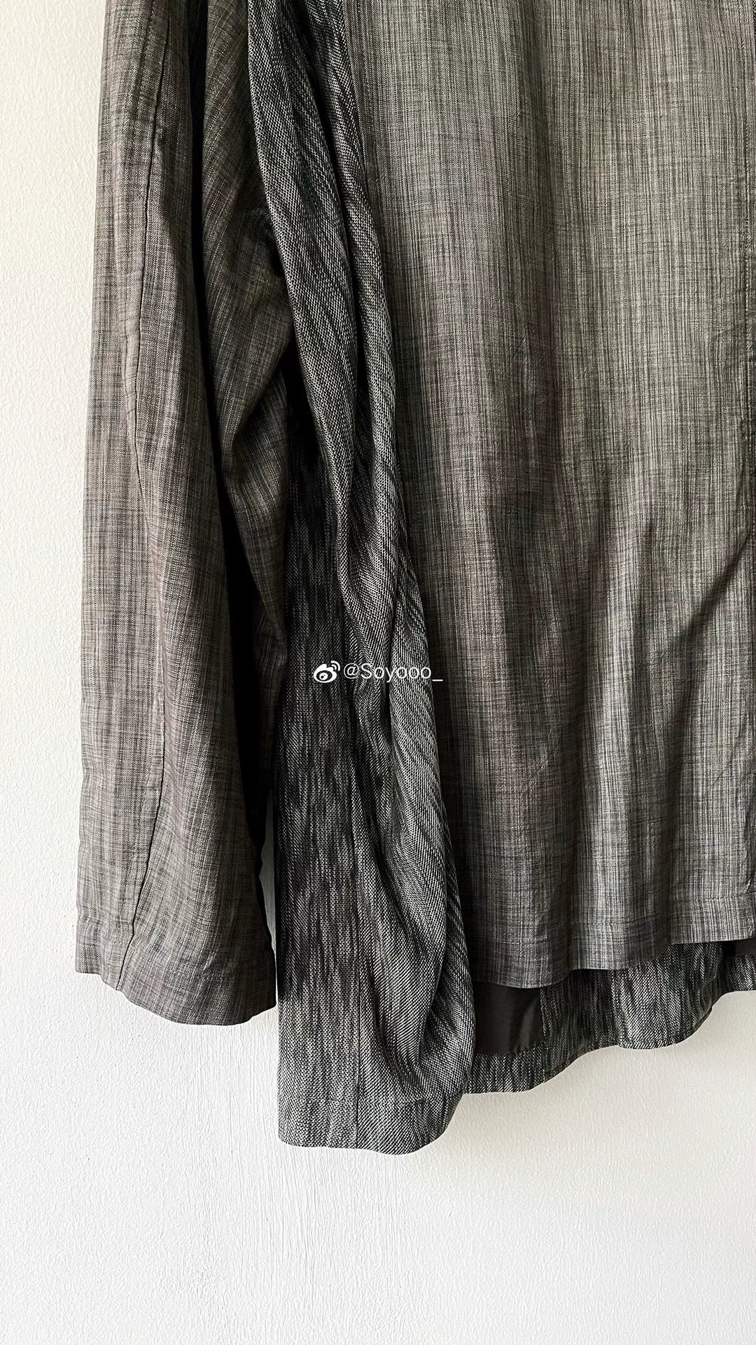 Yohji Yamamoto S/S 1999 Rayon Panel Coat