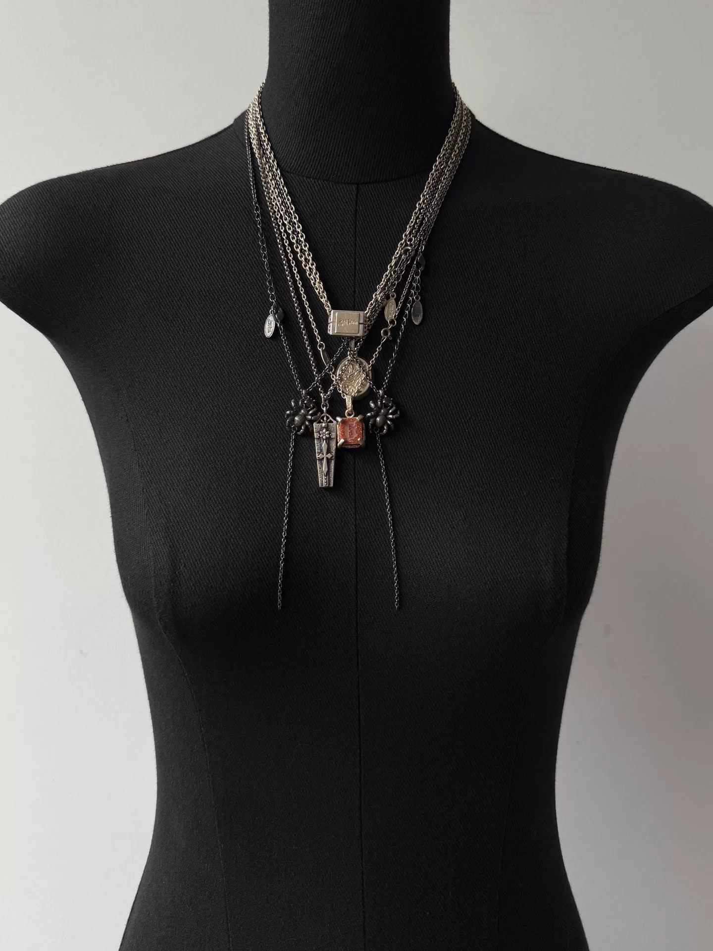 Jean Paul Gaultier Silver Pendant Necklace