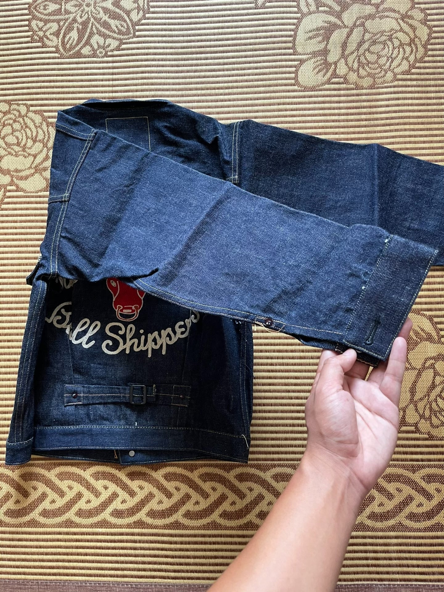 Warehouse 10th Anniversary Embroidered Denim Jacket