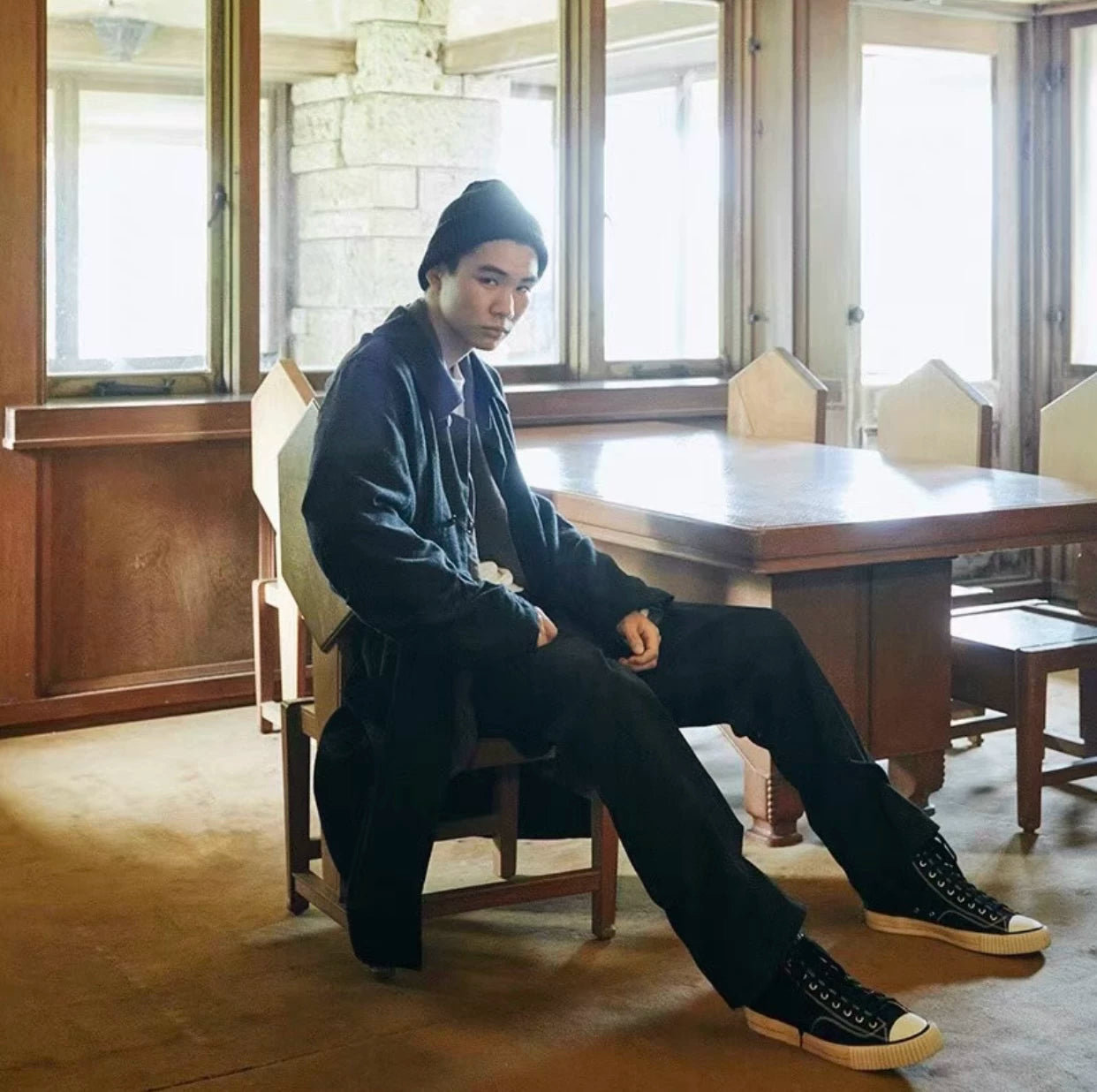 visvim Ayres Coat in Olive Green