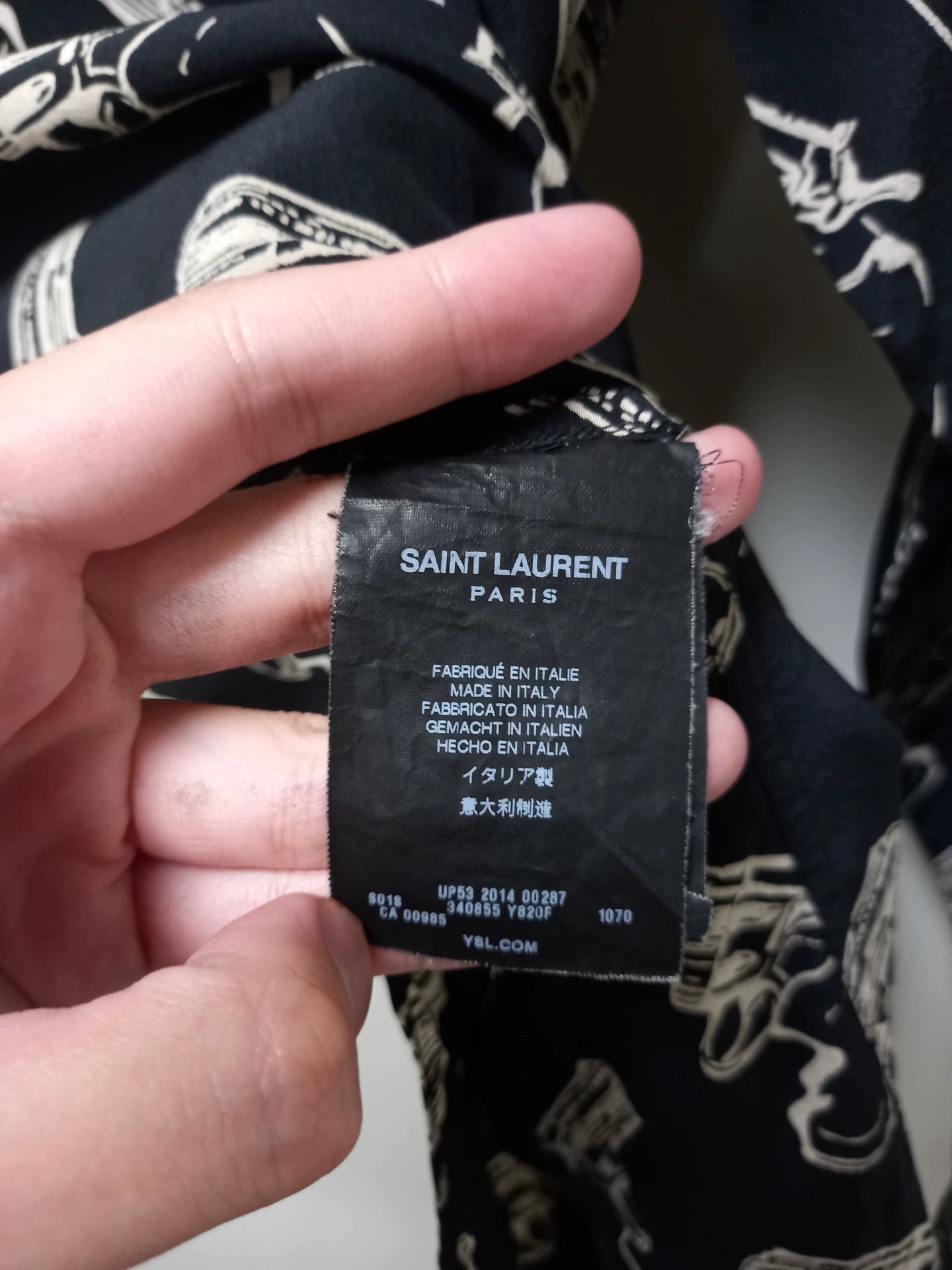 Saint Laurent SLP 14SS Revolver Shirt