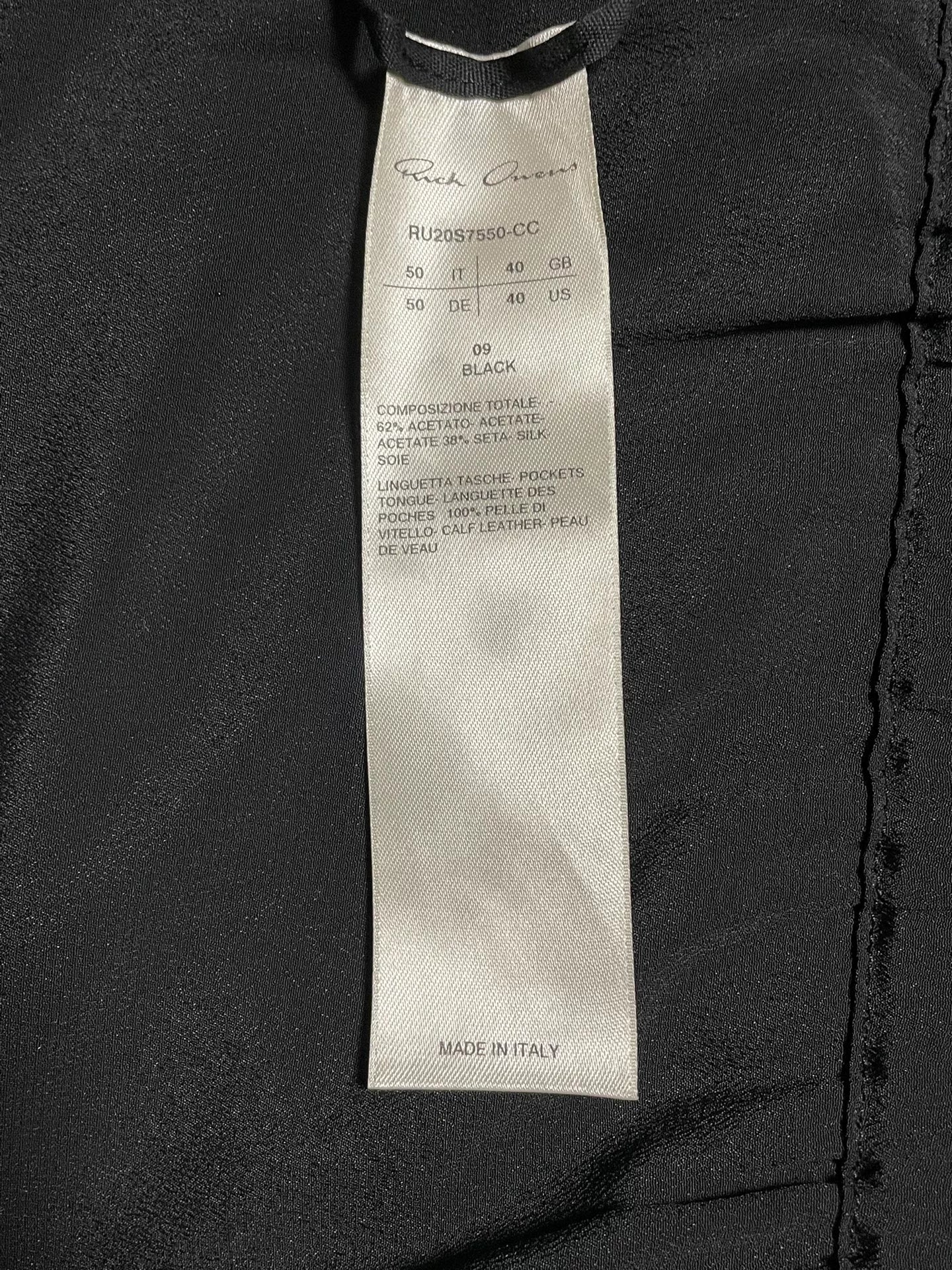 rick owens ro lightweight black jumpsuit