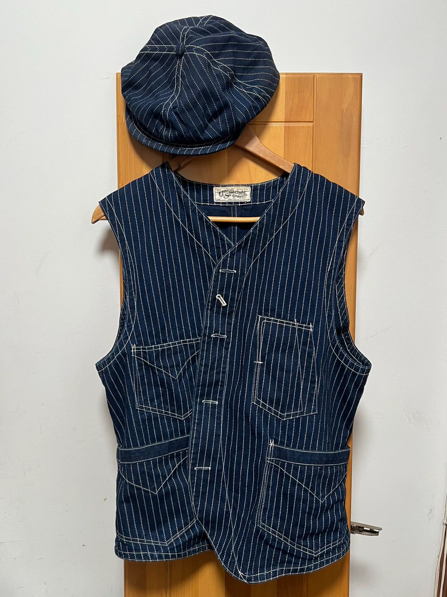 Freewheelers Discharge Print Newsboy Cap