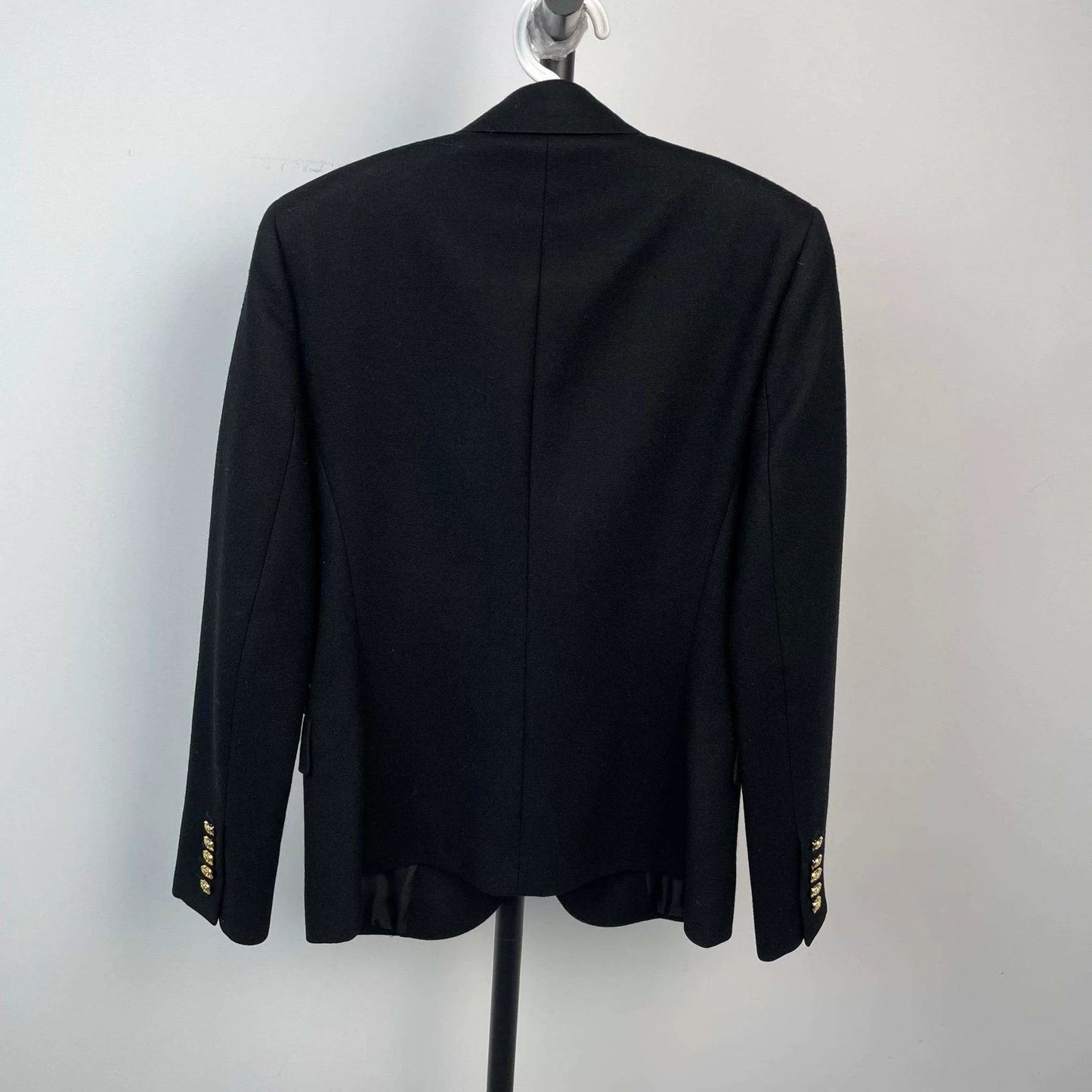 Saint Laurent Black Wool/Silk Blazer
