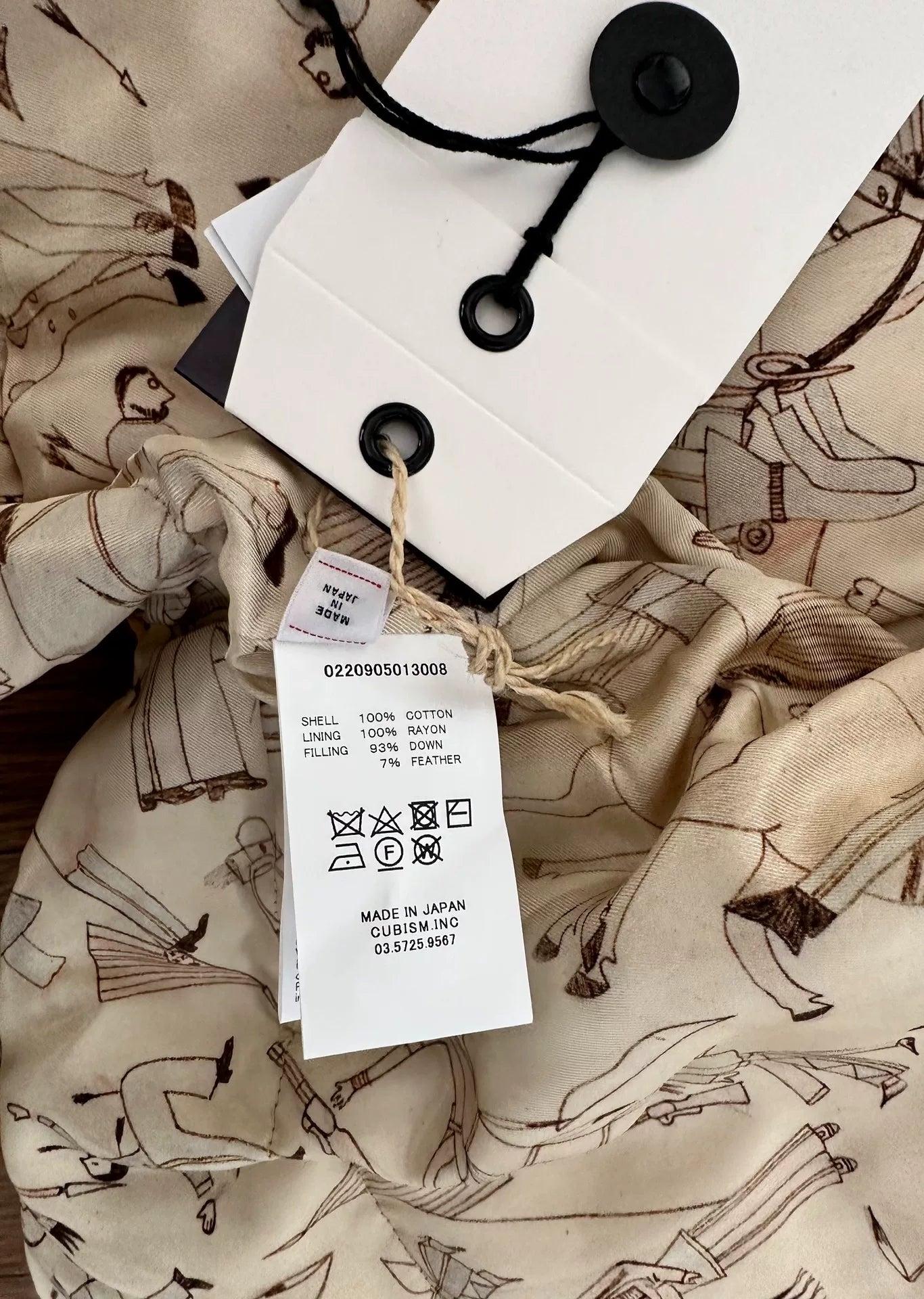 visvim ict kerchief down jacket