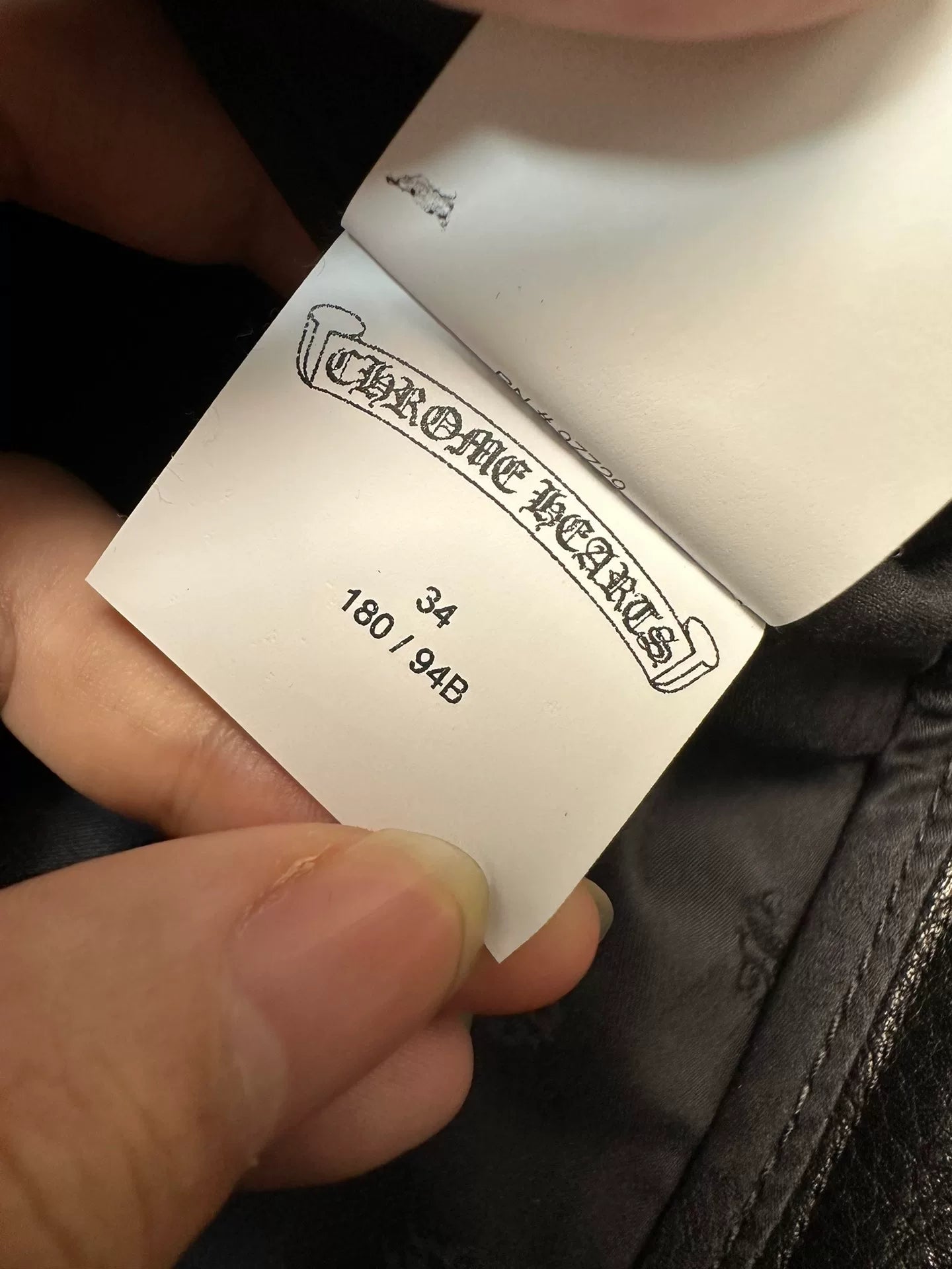 Chrome Hearts Leather Double Knee Pants