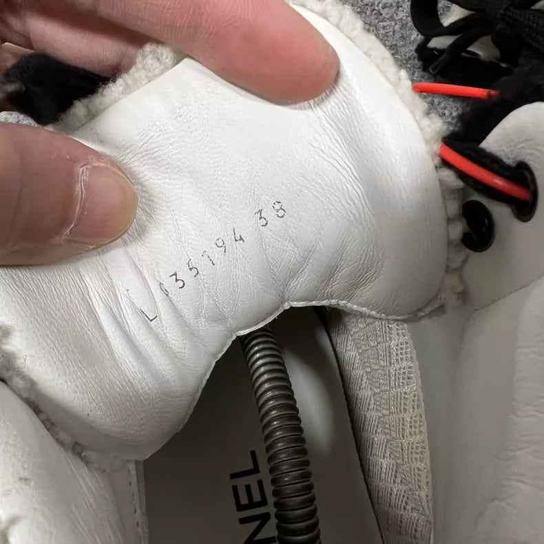 Chanel High-Top Teddy Bear Sneakers