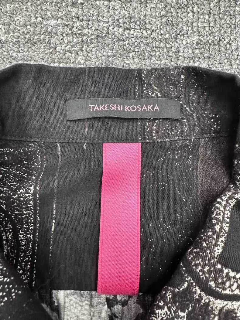 Yohji Yamamoto Printed Short Sleeve Shirt