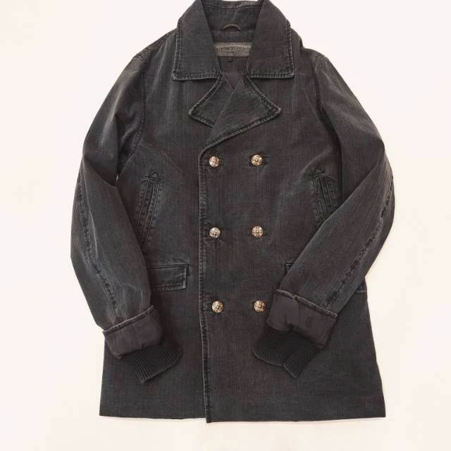 Chrome Hearts Double Breasted Denim Coat