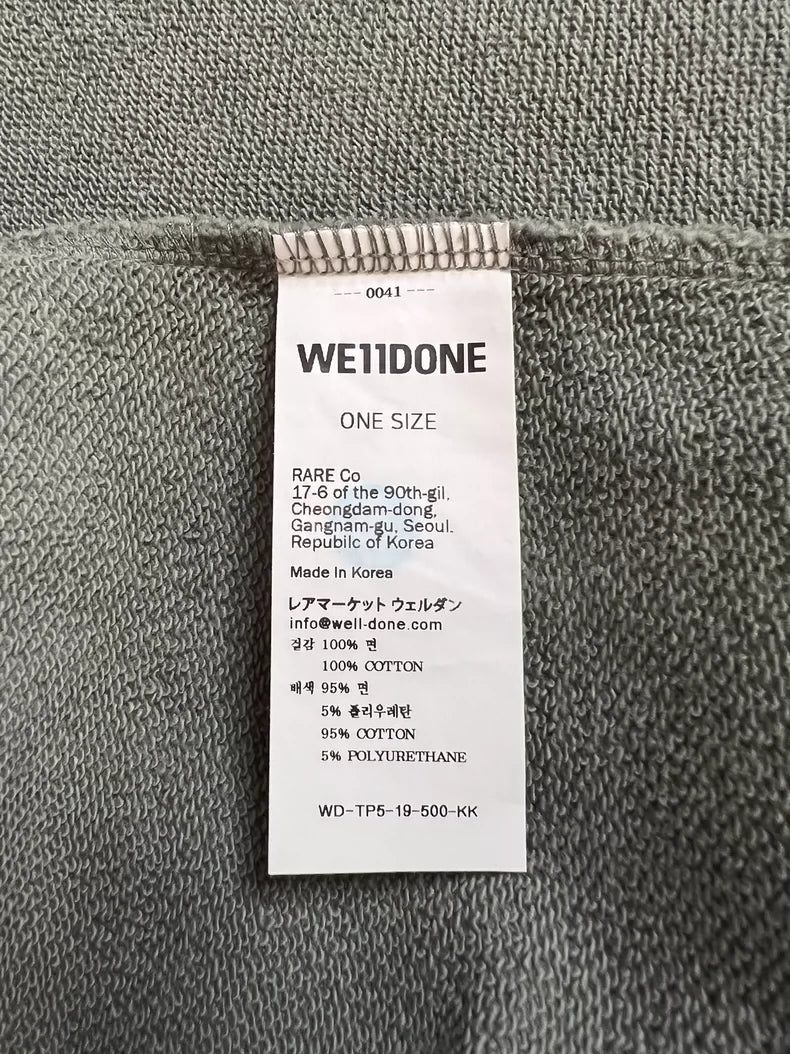 We11done Logo Hooded Sweatshirt