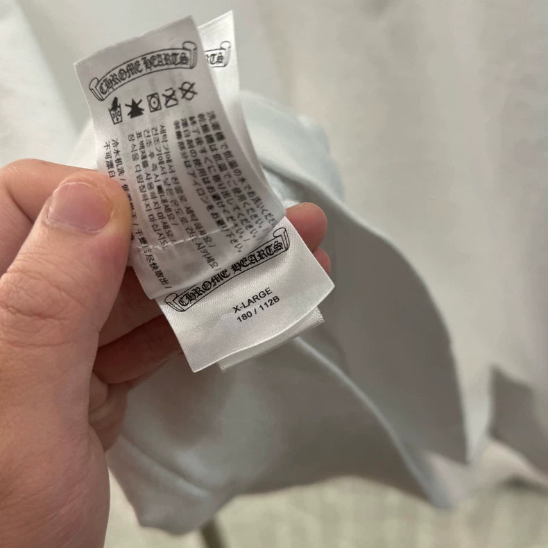 Chrome Hearts White Sweatshirt with Logo