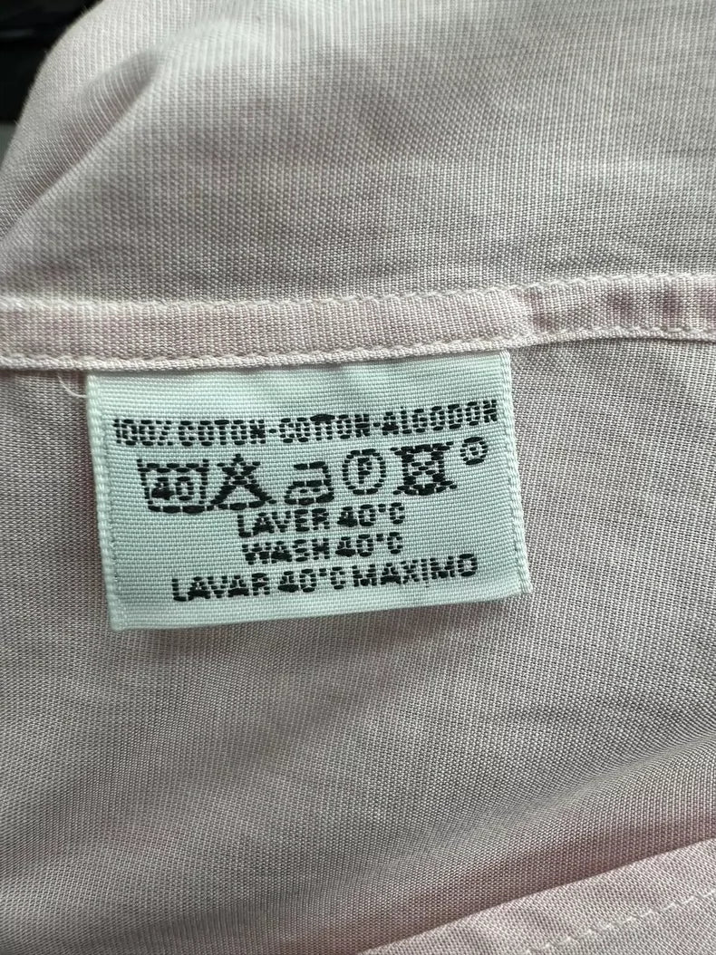 Hermes Pink Pocket Long Sleeve Shirt