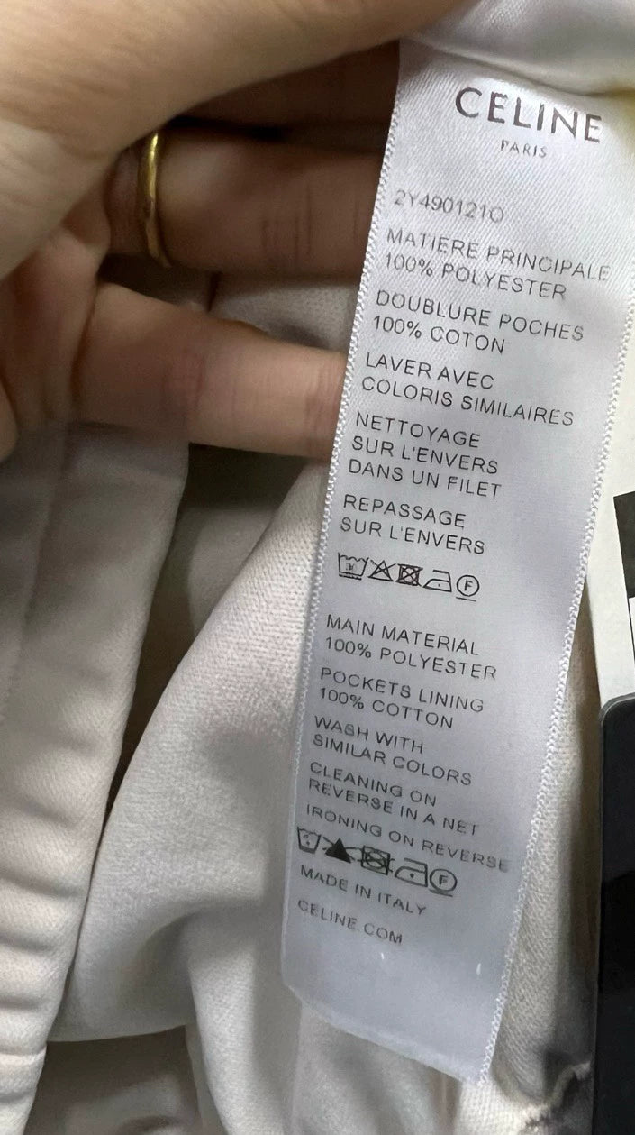 Celine Side Stripe Logo Zip Jacket