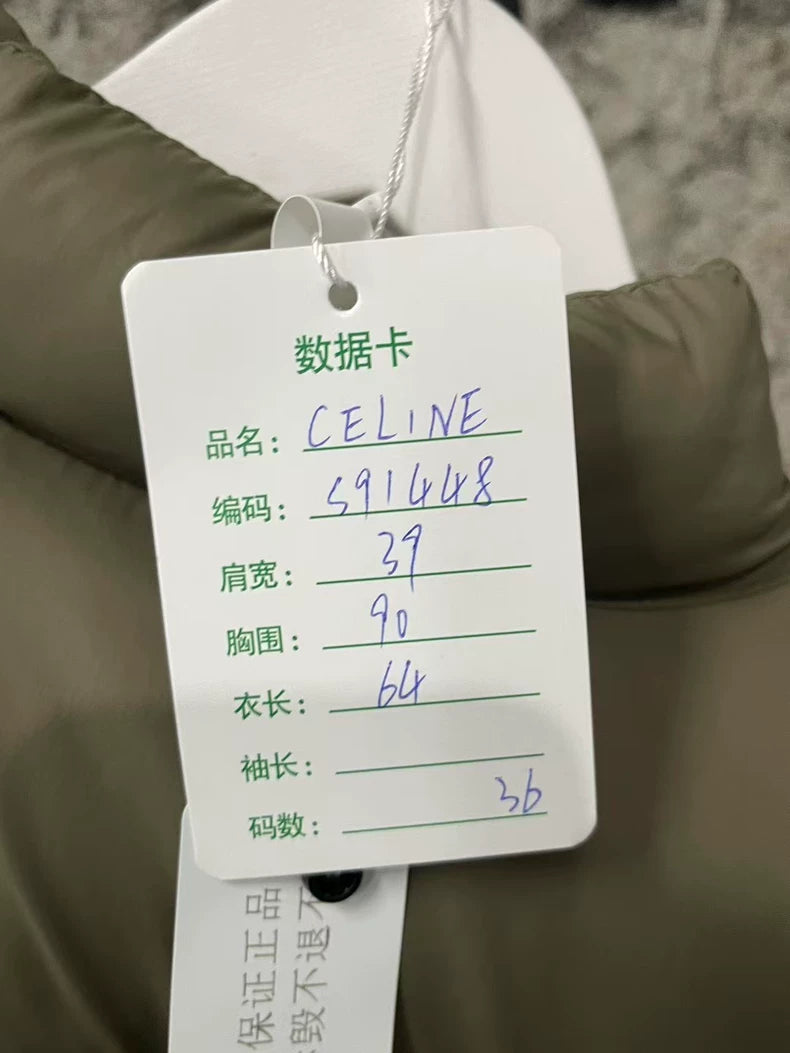 Celine Sleeveless Puffer Vest Jacket