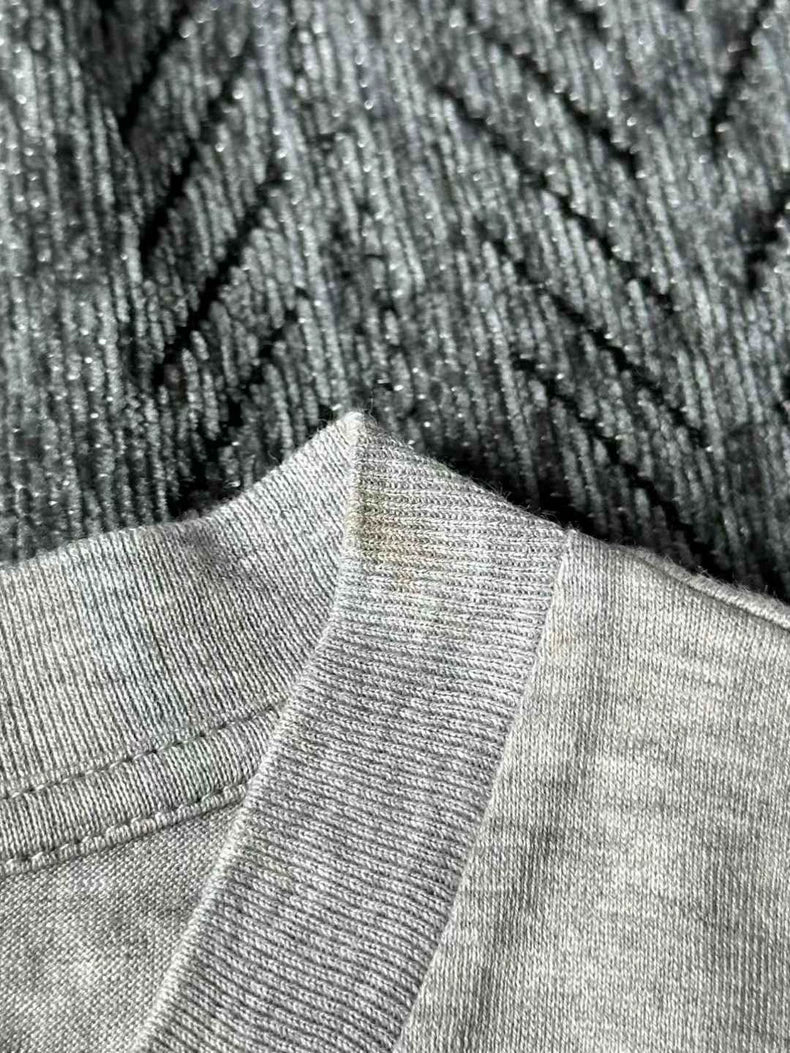 Celine Paris Grey Sleeveless Tank Top-yf