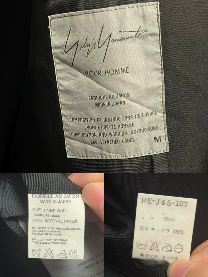 Yohji Yamamoto 1995AW Black Suit Jacket