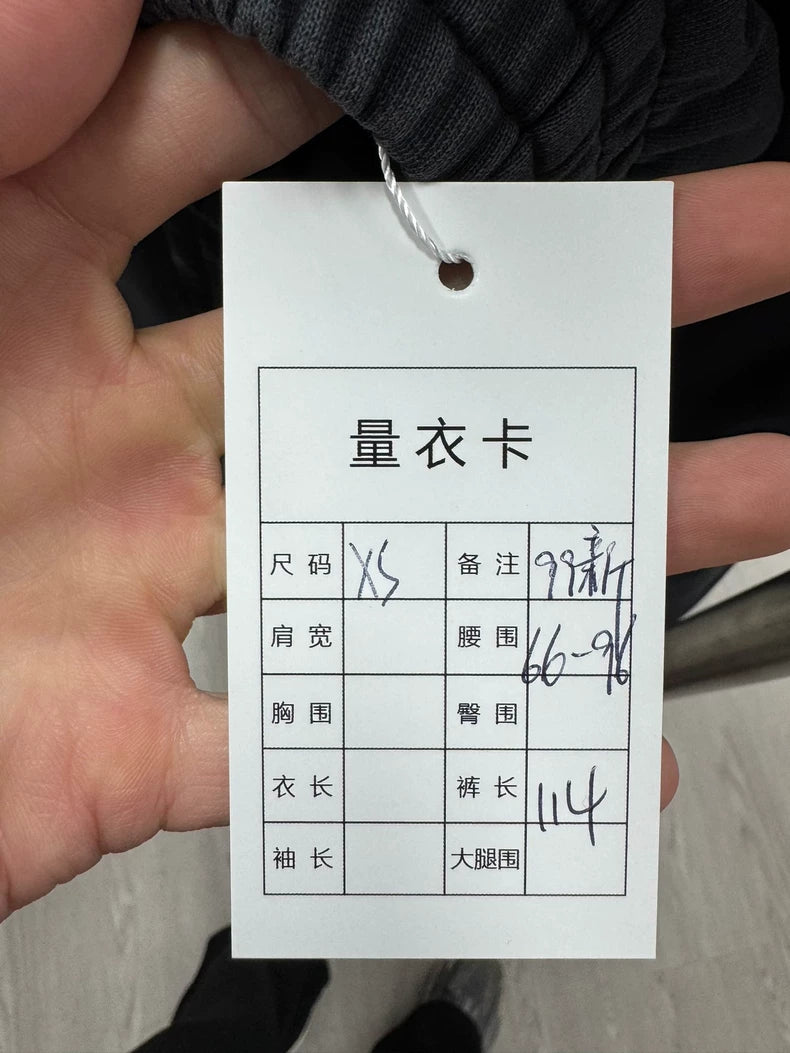 Balenciaga Washed Grey Logo Pants XS Size