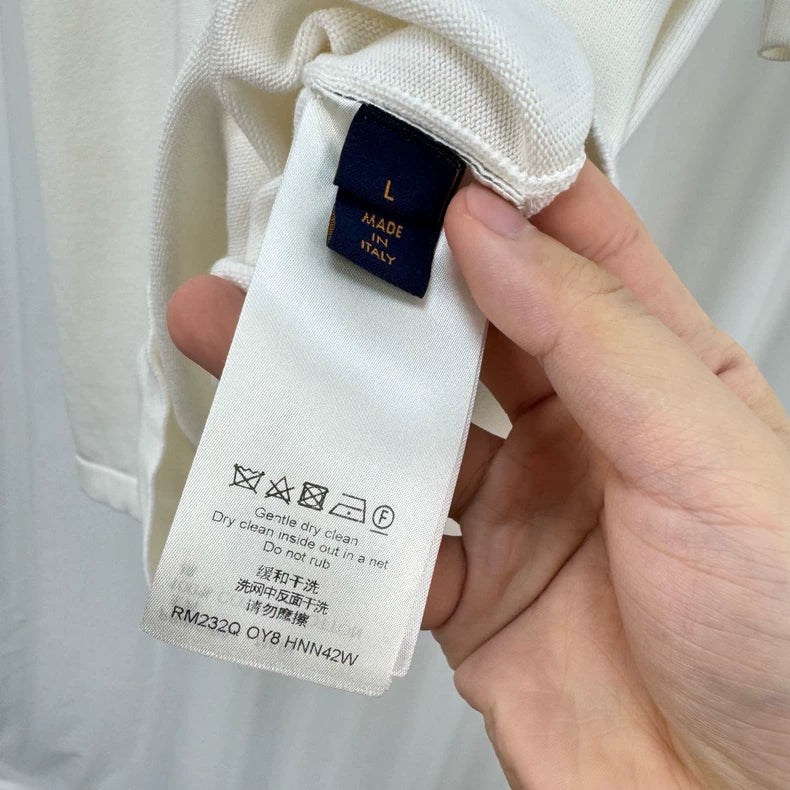 Louis Vuitton Embroidered Knit Short Sleeve-yf