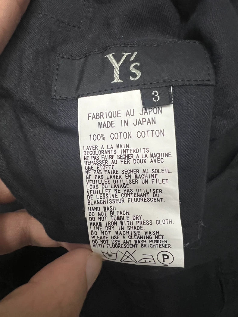 Black Work Cargo Pants by Yohji Yamamoto