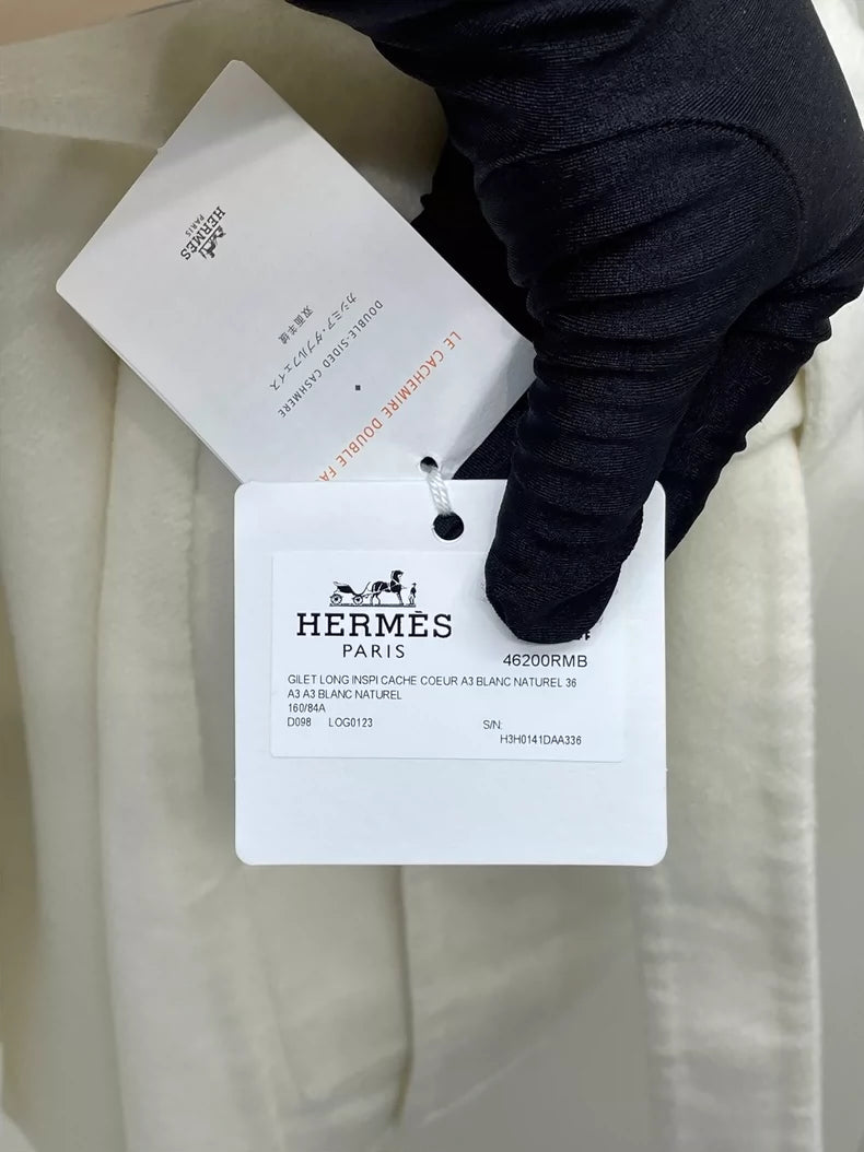 Hermes Sleeveless Cashmere Top