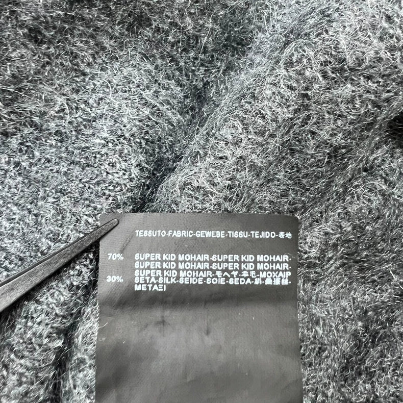 Saint Laurent Grey Wool Sweater Size XS