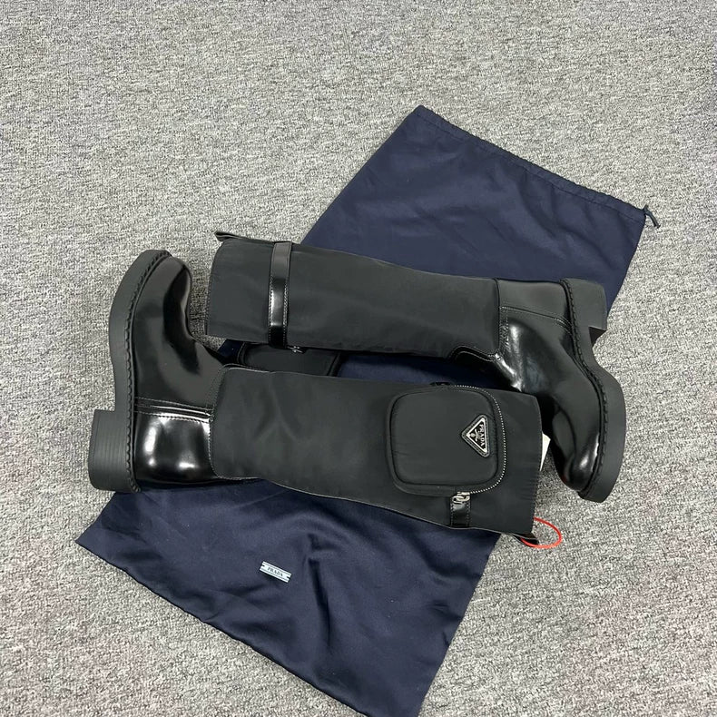Prada High Top Knight Boots