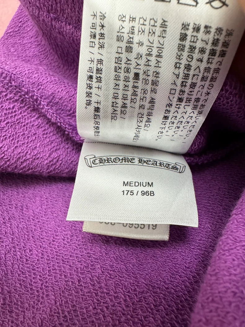 Chrome Hearts Mattyboy Purple Graffiti Hoodie