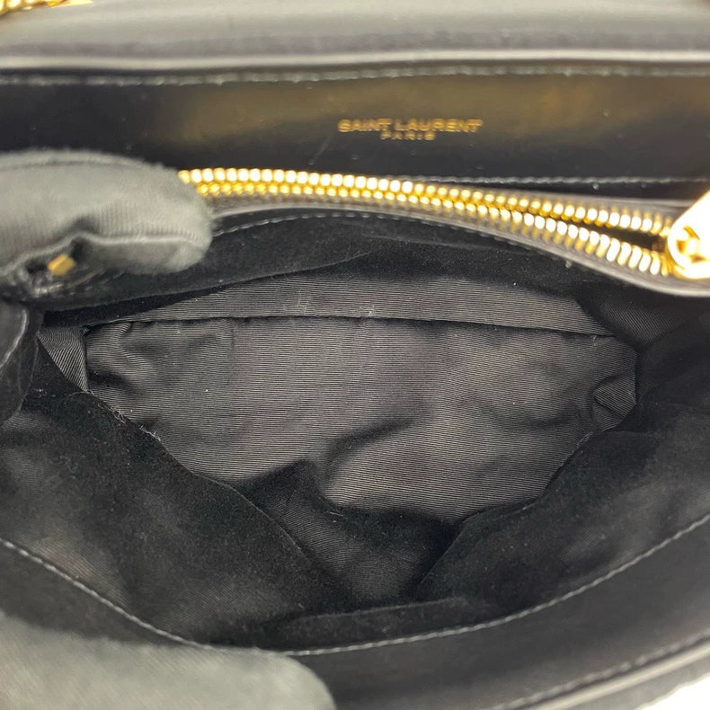 YSL Loulou Small Pleated Chain Bag