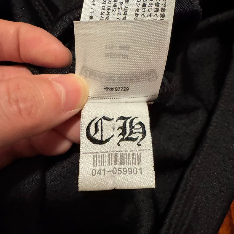 Chrome Hearts Black Mesh Hockey Jersey Tee