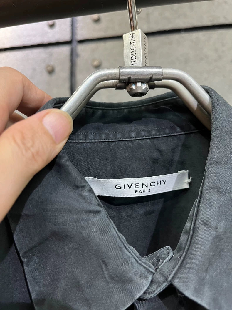 Givenchy Black Rottweiler Print Shirt
