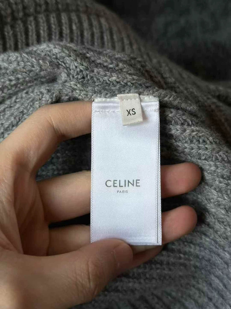 Grey Hooded Celine Sweater